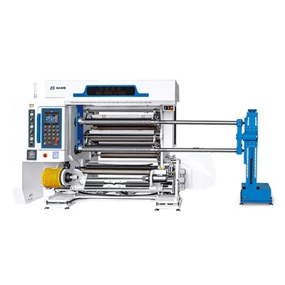 自動プラスチックフィルムロールスリッター機